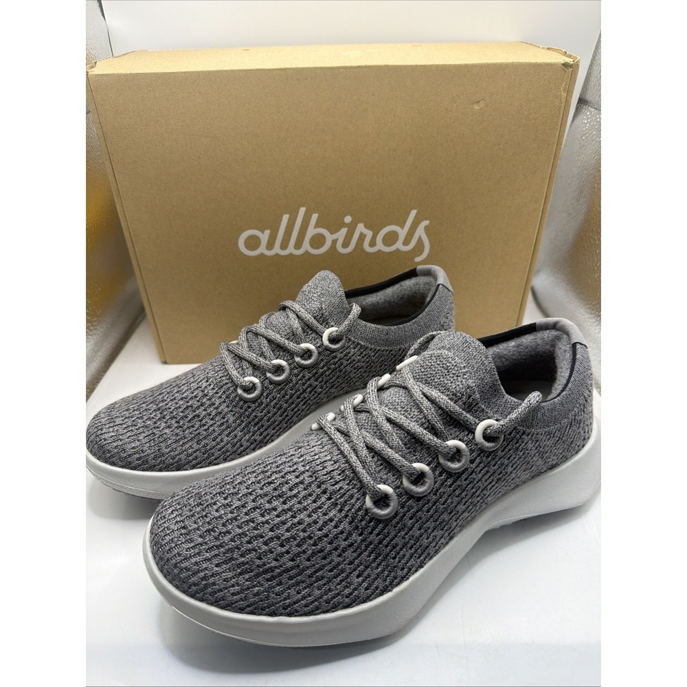 Allbirds Women's Tree Dasher 2  Medium Grey Athletic Running Shoes Size 7.5 NIB